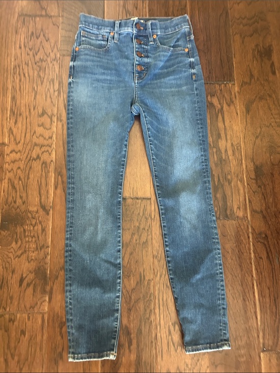 Madewell Denim - Madewell 11 inch High-Rise Women’s Button Fly Skinny Jeans 25P